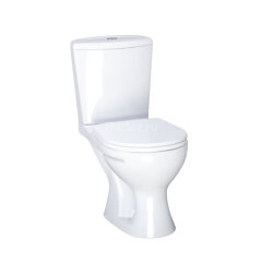 Унитаз-компакт Santeri Ультра напольный, с сидением стандарт (1.P401.3.S00.00B.F)