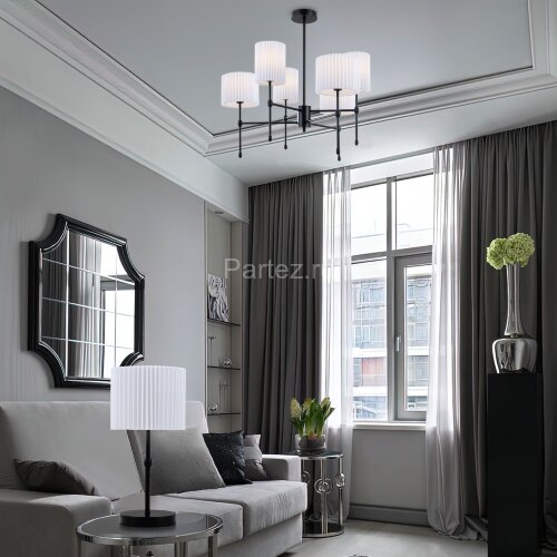 Потолочная люстра Eurosvet 60162/6 черный