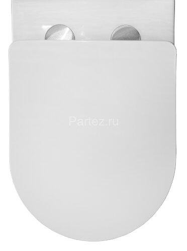 Унитаз-компакт AZARIO Ambra 645x370x815 напольный, безободковый, в комплекте сиденьем микролифт (AZ-