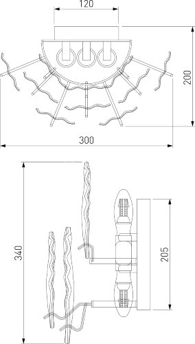 Бра Bogate's 369/3