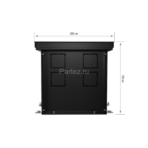 Конвектор внутрипольный Royal Thermo ATRIUM-190/200/2200-DG-U-DB