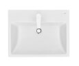 Раковина ROCA THE GAP PLUS ВЫСОКИЙ БОРТИК 60 X 46 СМ, ФАРФОР, БЕЛЫЙ (7.3270.M.100.4)