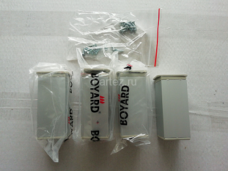 Loranto Ножки к тумбе Loranto Стиль 40, квадратные, хром, 4 шт (CS00044083)