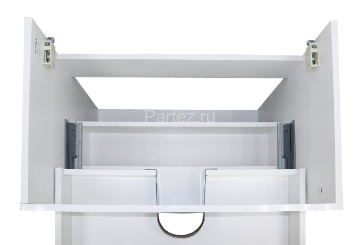 Комплект тумба Стиль- 70/3Н "Соло" 700х880х480 напольная, с раковиной Tempo 70, с доводчиками, белый