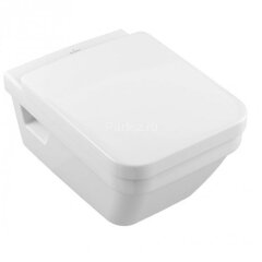 Комплект: Унитаз подвесной безободковый с толстым сиденьем микролифт+инсталляция+клавиша смыва хром