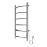 Полотенцесушитель электрический AZARIO VERONA 400/800 6 секций, диммер справа, хром (AZ04848)