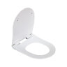 2011DS сиденье для унитаза дюропласт с микролифтом, белое MELANA