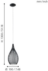 Подвесной светильник Eglo 92252