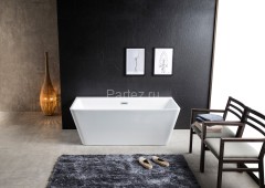 Ванна акриловая Azario OXFORD 1700х830х650, пристенная, в комплекте с сифоном и металлической рамой 