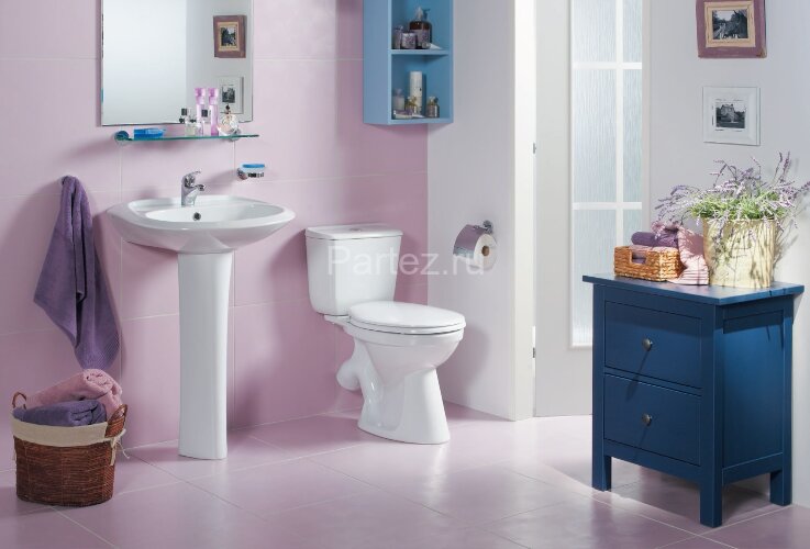 Унитаз-компакт Santek Бриз с бачком и сиденьем (1.WH30.2.138)