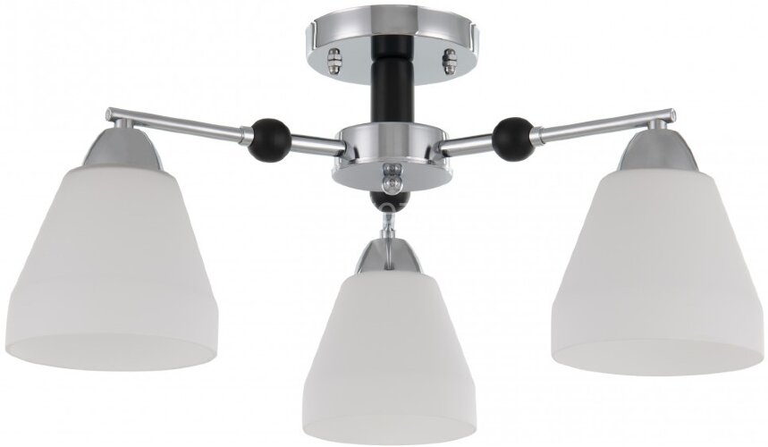 Потолочная люстра Arte Milano 325119/3 CR+BK