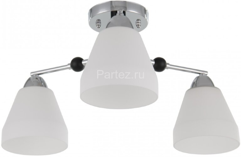 Потолочная люстра Arte Milano 325119/3 CR+BK