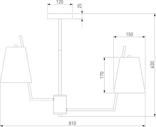 Потолочная люстра Eurosvet 60173/8 латунь