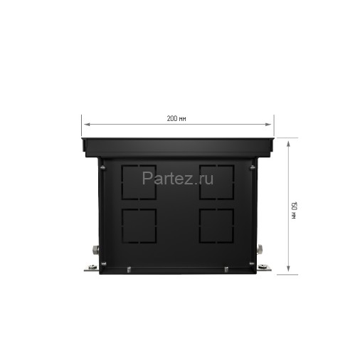 Конвектор внутрипольный Royal Thermo ATRIUM-150/200/1000-DG-U-DB