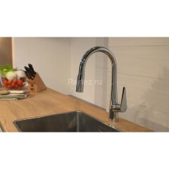 Смеситель Hansgrohe Talis S, с выдвижным душем