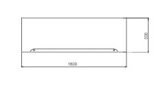 Фронтальная панель Azario к ваннам ALEGRA, KARMINA 160см (AV0021160F)
