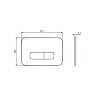 Кнопка смыва Ideal Standard OLEAS™ M3, хром матовый (R0123JG)