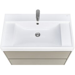 Тумба под раковину Roca Ona 800 подвесная, 2 ящика, бежево-серый матовый (A857630510)