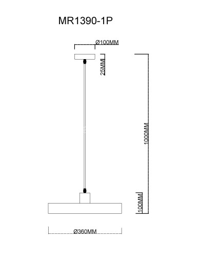 Подвесной светильник MyFar MR1390-1P
