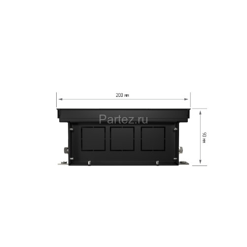 Конвектор внутрипольный Royal Thermo ATRIUM-90/200/2800-DG-U-NA