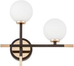 Бра Lumina Deco LDW 6033N-2 RT BK+F.GD