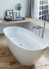 Ванна Stonex® Roca ARIANA 1650х750х570, отдельностоящая, белая