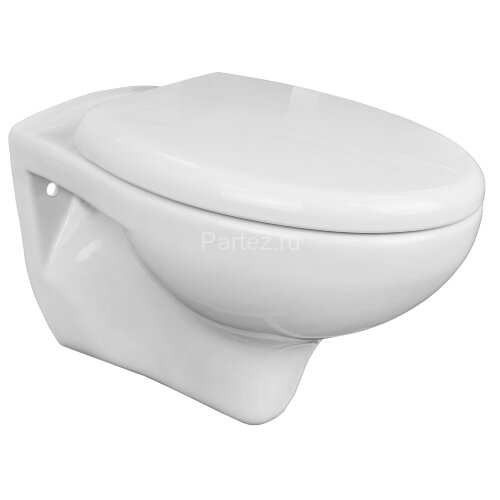 Унитаз подвесной Azario STELLA 370х400х550 ободковый, с быстросъемным сидением микролифт, белый (AZ-