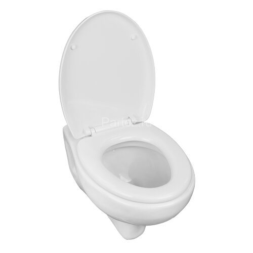 Унитаз подвесной Azario STELLA 370х400х550 ободковый, с быстросъемным сидением микролифт, белый (AZ-