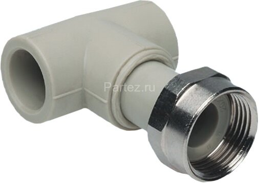 Тройник с накидной гайкой PPR 20х3/4" Ekoplastik