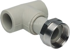 Тройник с накидной гайкой PPR 20х3/4" Ekoplastik