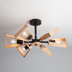 Потолочная люстра Eurosvet 70056/6 черный