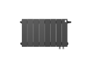 Радиатор Royal Thermo PianoForte 300 /Noir Sable - 8 секц. VDR