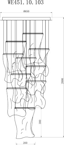 Подвесной светильник Wertmark WE451.10.103