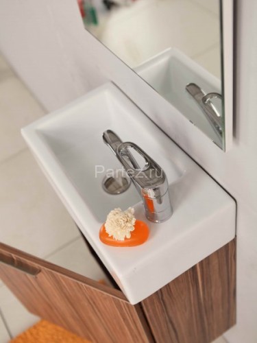 Тумба под раковину AQUATON Эклипс 46, темное дерево (1A172701EK560)