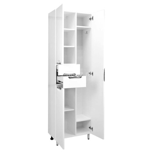 Пенал Loranto Стиль 60, 600х1970х330, белый (CS00024677)