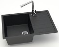 Кухонная мойка AZARIO Vision 750x505x218 искусственный мрамор, цвет черный (CS00078339)