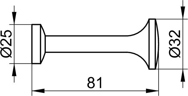 Крючок Keuco Elegance, Хром (11616010000)
