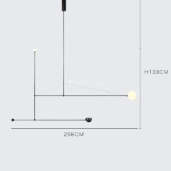 Потолочная люстра ImperiumLoft LINES-10