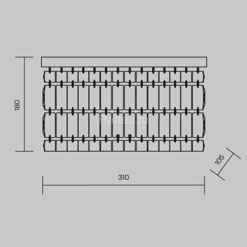 Настенный светильник Maytoni DIA005WL-02CH