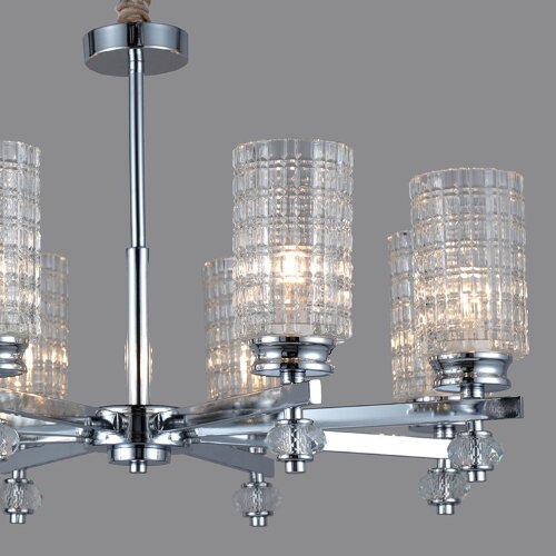 Подвесная люстра ILLUMICO IL8678-8P-20 CR