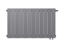 Радиатор Royal Thermo PianoForte 500 /Silver Satin - 12 секц. VDR