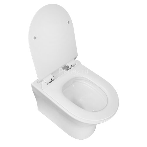 Сет AZARIO инсталляция + унитаз Fretta Round подвесной, с быстросъемным сиденьем микролифт (AZ-8010-