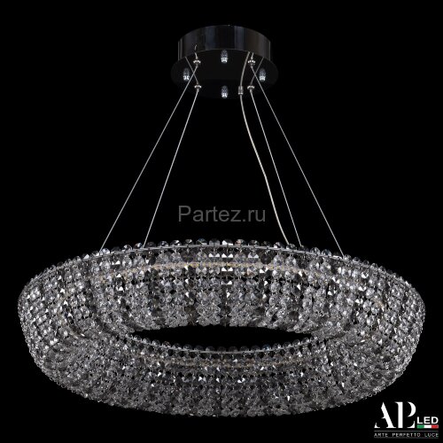 Подвесная люстра APL LED SH502.0.60.R.Ni.4000.Clear.731