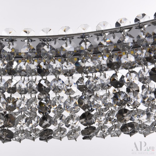 Подвесная люстра APL LED SH502.0.60.R.Ni.4000.Clear.731