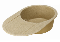 Кухонная мойка AQUATON Амира, песочный (1A712932AI220)