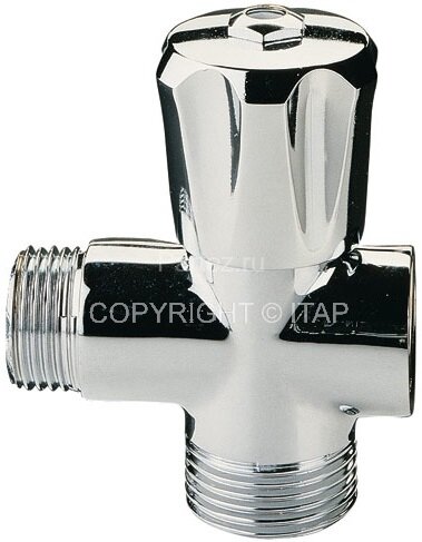 Вентиль для стиральных машин трехходовой 1/2"х3/4"х1/2" art.255 ITAP