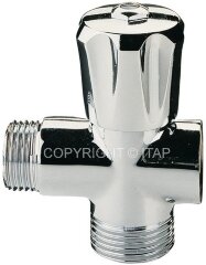 Вентиль для стиральных машин трехходовой 1/2&quot;х3/4&quot;х1/2&quot; art.255 ITAP