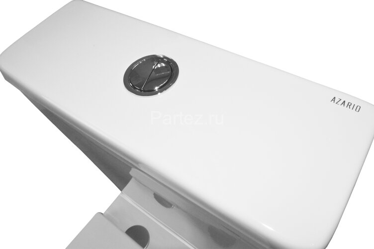 Унитаз-компакт Azario Vetro 380х605х825 напольный, безободковый, слив "ТОРНАДО", в комплекте с бачко