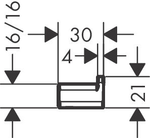 Крючок Hansgrohe AddStoris, Белый матовый (41742700)