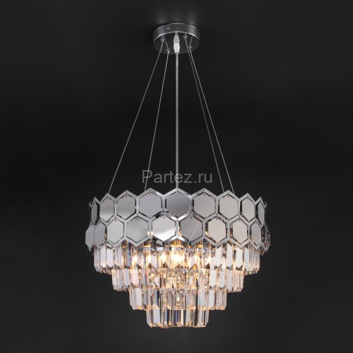 Подвесная люстра Eurosvet 10124/5 хром